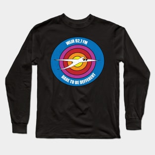 vintage WLIR 92.7 FM Radio Long Sleeve T-Shirt